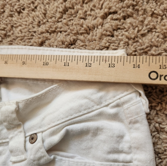 True Religion Jeans Women's 27 White Flare Cotton Stretch Boot Cut Made USA - Picture 9 of 14